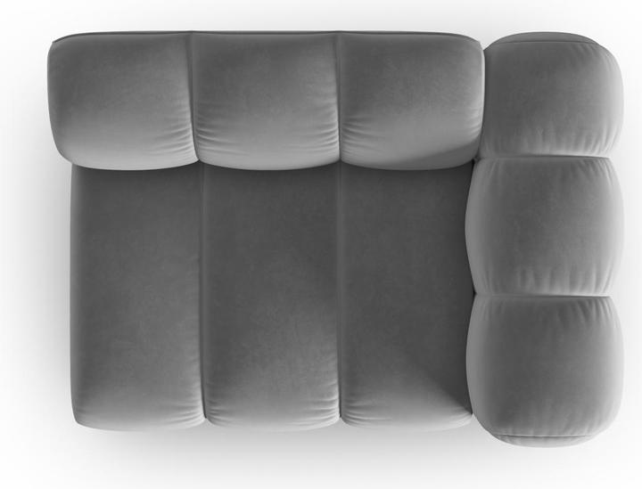 Image du produit Micadoni Chauffeuse Droit Velours, "Lupine", 1 Place, 115x95x70Fabriqué en Europe (2 places, 3 places, 4 places)