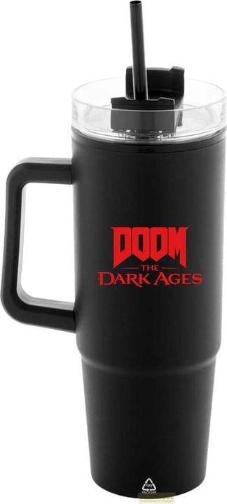 Dpi Merchandising DOOM: The Dark Ages Insulated Mug ""Shield"" Black/Red (1.18 l)
