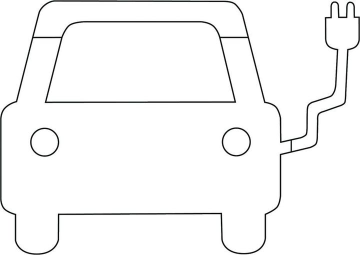 Image du produit Moravia PROLine Thermo Marquage au sol symbole "voiture électrique" 1000x700 mm