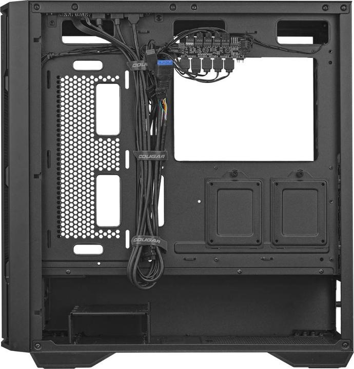 Immagine prodotto Cougar Uniface RGB Black | Caso PC | Mid Tower / Pannello frontale in mesh / Ventole ARGB / Pannello (ATX, SSI CEB, Mini-ITX, mATX)