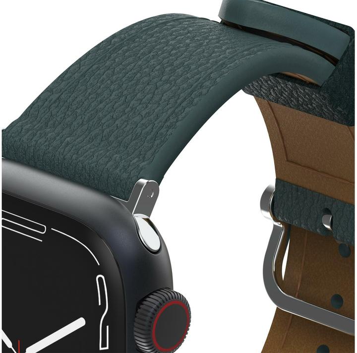 Actual product image OtterBox Symmetry Cactus Leather Watch Band for Apple Watch 9/8/7 45mm (42 mm, 44 mm, 45 mm, Vegan Leather)