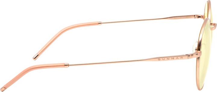 Produktbild Gunnar Ellipse Computer-Brille - Amber Glas, roségold