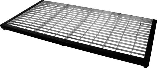 Produktbild Home It Doorstep grid rectangular - galv./black