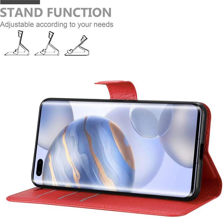 Actual product image Cadorabo Book with stand function cover (Honor 30 Pro+)