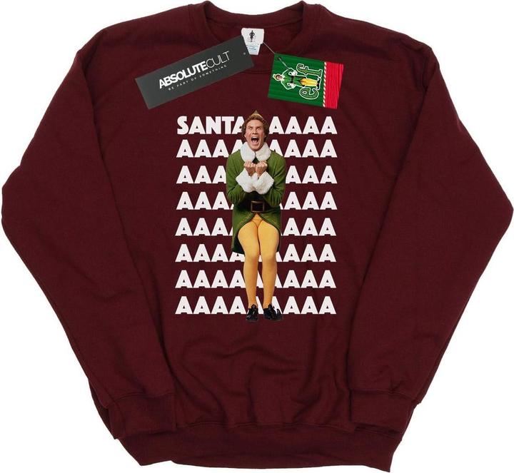Immagine prodotto Elf Buddy Santa Scream Felpa Uomo (S)