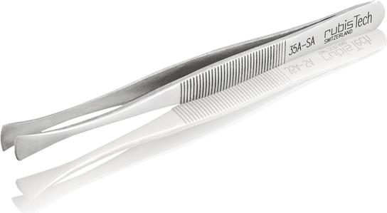 Actual product image Rubis Tweezers with round tip, 12 cm, 35A