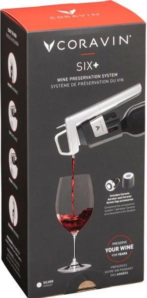 Actual product image Coravin Wine pourer Timeless Six+ 12 pieces, silver (Wine pourer)