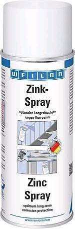 Weicon ZinkSpray 400ml (400 ml, ähnlich RAL 9006, leicht angewitterte Feuerverzinkung)