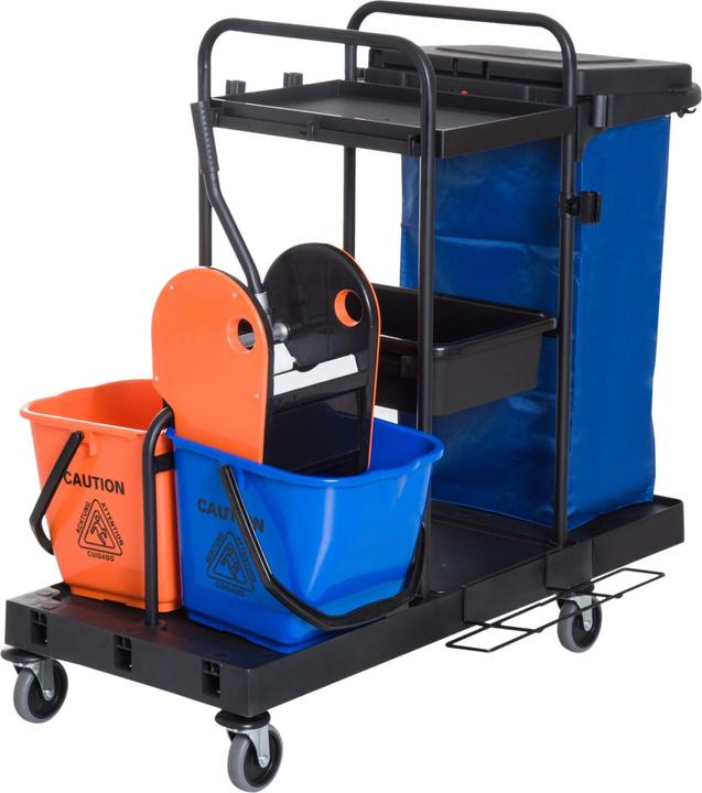 Schwarz + Blau + Orange