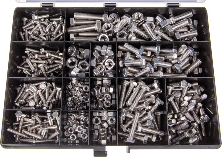 Produktbild Rs Pro Schrauben Sortiment M6-M12 (624 Schrauben pro Stück)
