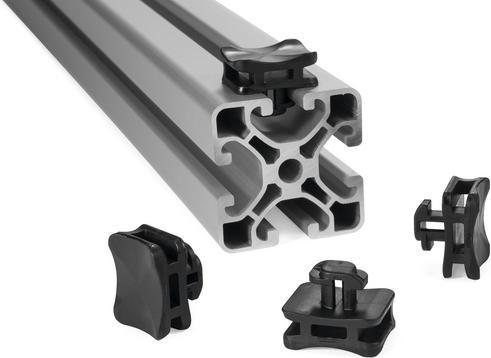 Immagine prodotto HellermannTyton ACFM5W8PT4,5 Base per fascette di cablaggio Guida profilo 151-03245 resistente agli urti Nero 25 pz. (Anelli di fissaggio, 17.50 mm, 25 pz.)