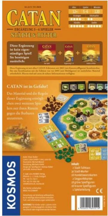 Produktbild Kosmos Die Siedler von Catan: Städte Ritter (Deutsch)