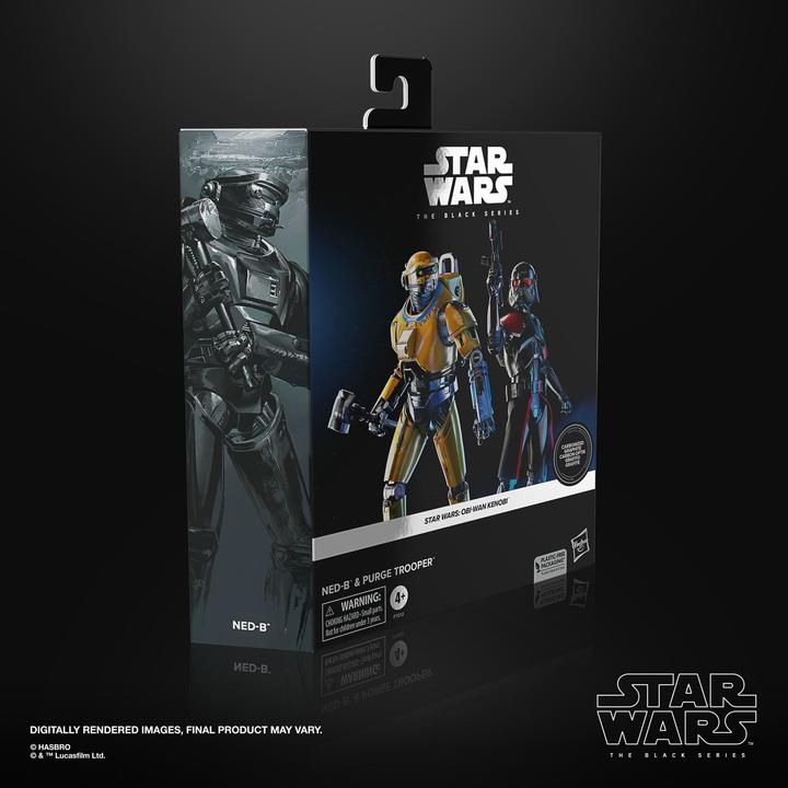 Immagine prodotto Hasbro Star Wars: Obi-Wan Kenobi Black Series Action Figures 2-Pack NED-B & Purge Trooper Exclusive 15 cm