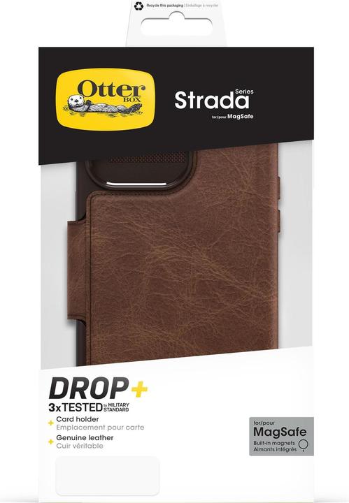 Produktbild OtterBox Strada Folio mit MagSafe (Apple iPhone 15 Pro Max)