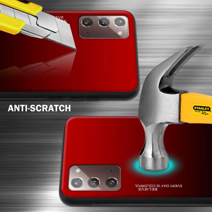 Immagine prodotto Cadorabo Custodia per Samsung Galaxy NOTE 20 TPU 2 Farben Glas (Samsung Galaxy Note 20)