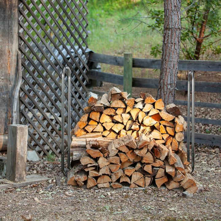 Actual product image Relaxdays Firewood rack (230 x 36 x 103 cm)
