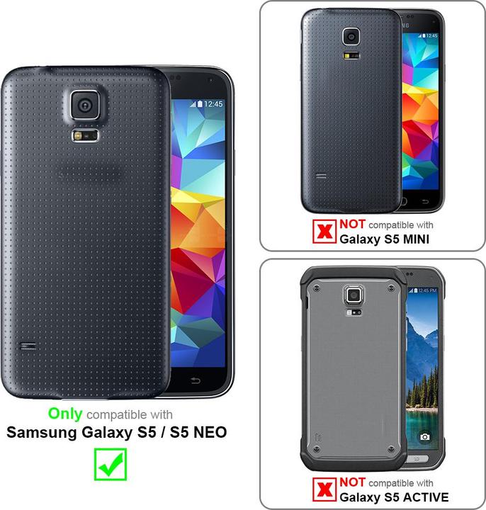 Actual product image Cadorabo Case for Samsung Galaxy S5 / S5 NEO with belt clip (Samsung Galaxy S5, Samsung Galaxy S5 Neo)