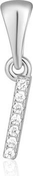 Produktbild JVD Silver pendant with zircons letter "I" SVLP0948XH2BI0I