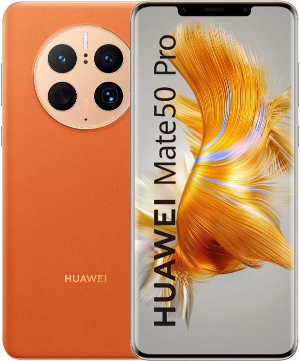 Image du produit Huawei Mate 50 Pro (512 Go, Oranža, 6.74", Double SIM, 50 Mpx, 4G)