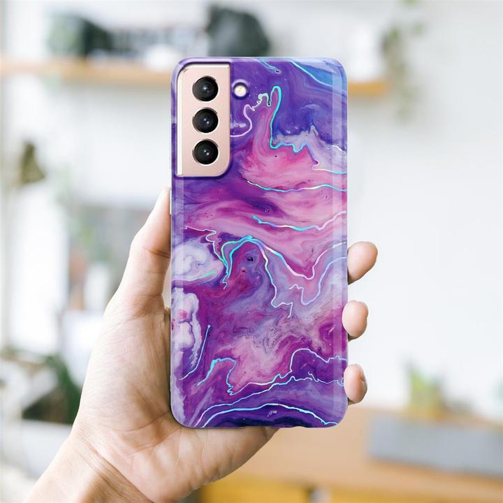 Produktbild Cadorabo IMD TPU Bunter Marmor Cover (Samsung Galaxy S21 5G)