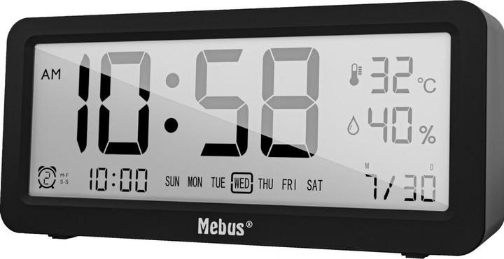 Actual product image Mebus 25819 Quartz alarm clock digital