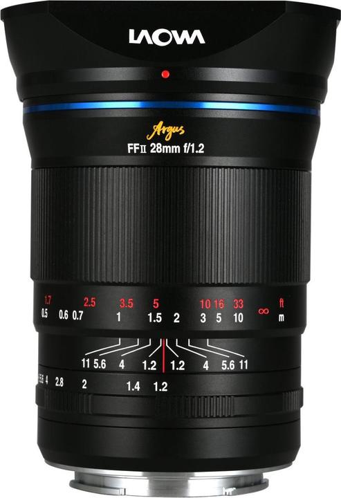 Image du produit Laowa Argus 28mm f/1,2 FF pour Canon RF plein format (Canon RF, Plein format)