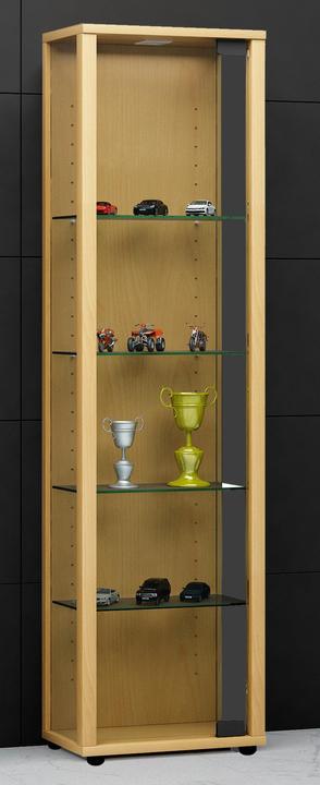 Image du produit VCM Collection Stand Vitrine Bois Verre Edana Mini (115 x 33 x 18 cm)