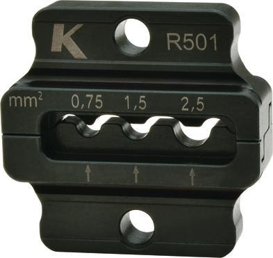 Actual product image Klauke KLA R502 Press-fit 4-10qmm tube cable lug, connector