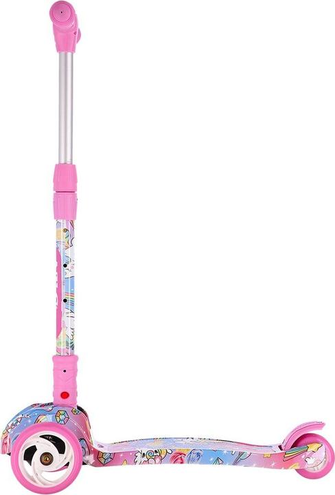 Actual product image Nils Fun Hlb15 Pink LED Kids Scooter