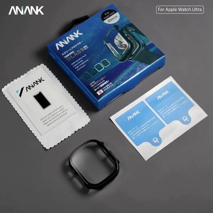 Produktbild Anank Apple Watch Ultra 49mm - Tempered Glass / Panzerglas mit Bumper Case
