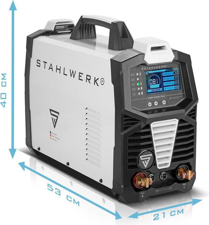 Actual product image Stahlwerk Bulge spotter CBR-2500 Pro fully equipped with 2,500 J and 230 V