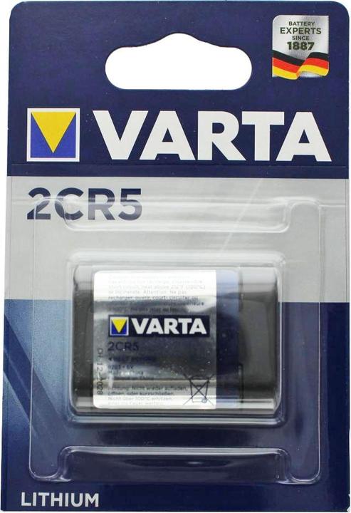 Actual product image Varta Battery 2CR5, 6203 pack of 10 (10 pcs., 2CR5, 1600 mAh)