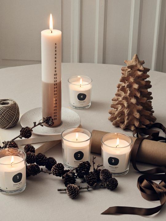 Actual product image Broste Copenhagen Duo Calendar Candle (1 pcs.)