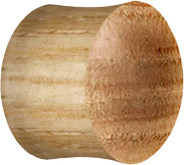 Actual product image Star Piercing Chestnut Flared Plug (Organic, without brass)