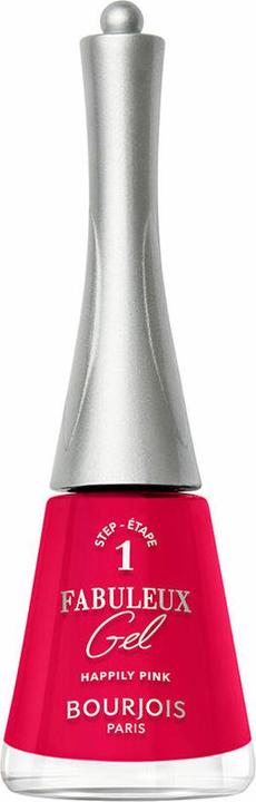 Bourjois FABULEUX Nail Gel Polish Nº 260 Happily Pink 9ml (Nº 260 Happily pink, Gel-Effekt Nagellack)