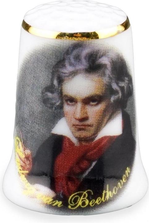 Image du produit Reutter Dé à coudre en porcelaine, Ludwig van Beethoven