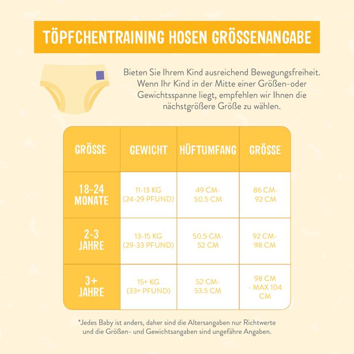 Produktbild Bambino Mio Töpfchen-Trainingshose (Gr. 3+, 3 Stück)