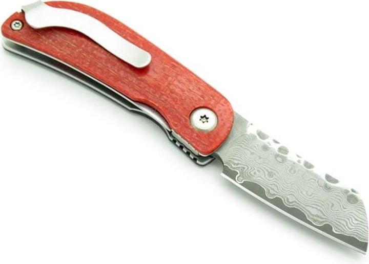 Produktbild Mcusta Petit Black-Orange Micarta Damascus (4.80 cm)