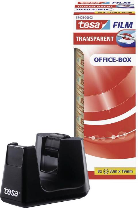 Actual product image tesa EASY CUT SMART adhesive tape dispenser for tables, with anti-slip technology, incl. 8 rolls of