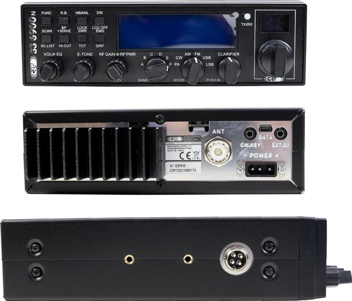 Actual product image CRT Alpha Amateur radio CRT SS 6900 VOX CB, AM, FM, USB, SSB, CW, PA, 28-29.7 MHz, ASQ, RF Gain, Roger Beep
