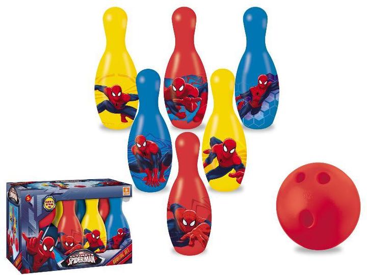 Image du produit Mondo Set de bowling Spiderman, 7 pièces.