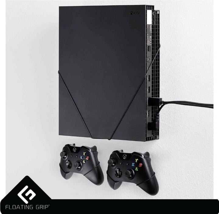 Actual product image Floating Grip Xbox One X Wall Mount - Bundle (Xbox One X)