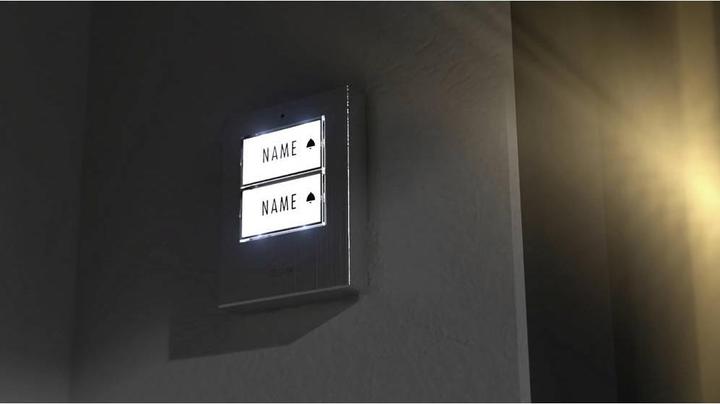 Actual product image M-E Bell-502 TX-EG Funk-Klingeltaster 2-Familienhaus
