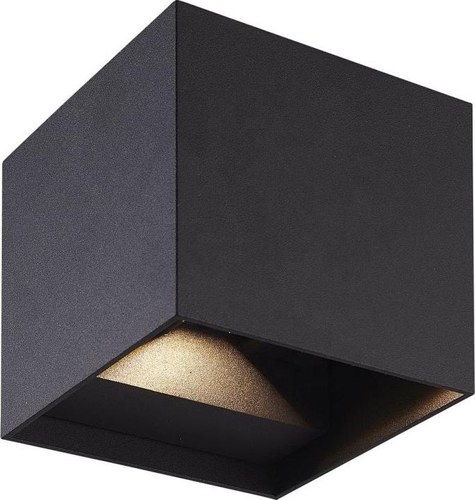 Image du produit Z-Licht Applique murale cube LED 10W anthracite IP65 (1000 lm)