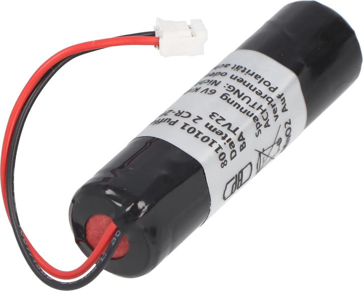 Actual product image AccuCell Battery for Daitem 2 CR-2PE/BN, BATV-23, BATV23 (1 pcs., CR2, 850 mAh)