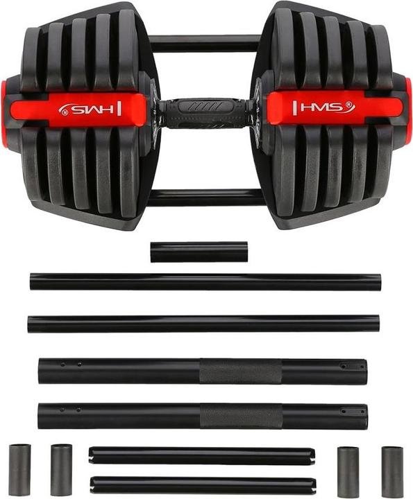 Produktbild HMS SGR40 PRO SET 2IN1 VERSTELLBARES HANTELSET 43 5 KG