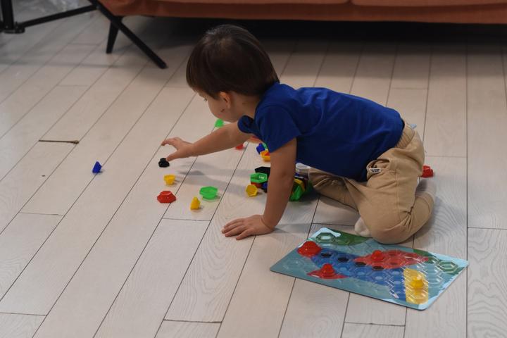 Image du produit Montessori Jeu éducatif, jeu familial, Big Baby Mosaic - Coccinelle 52 pièces