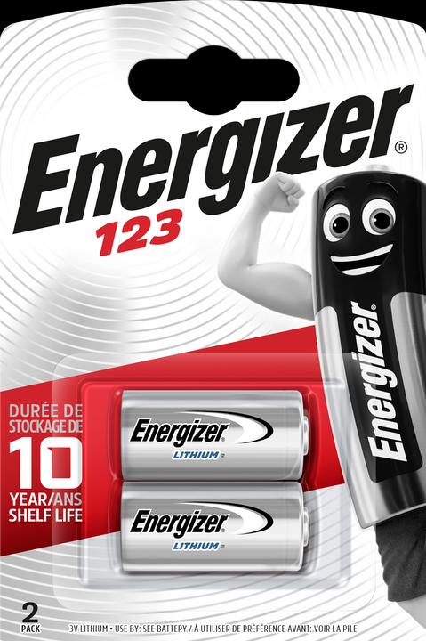 Productafbeelding Energizer 123 Lithium Foto (2 Pcs., CR123A, 1500 mAh)