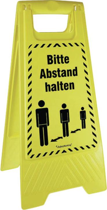 Produktbild Activeworkplace Warnaufsteller - Bitte Abstand halten