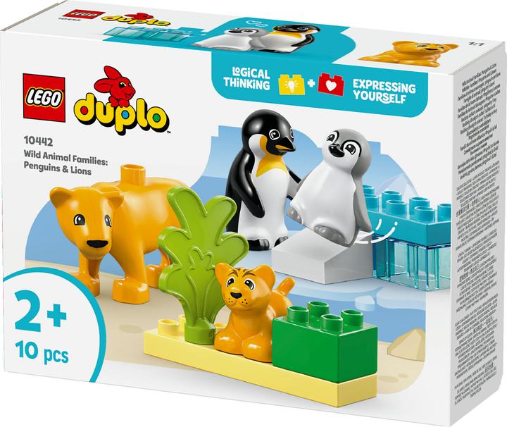 Immagine prodotto LEGO Wildtier-Familien: Pinguine und Löwen (10442)